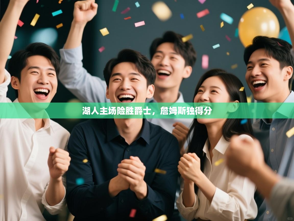 湖人主场险胜爵士，詹姆斯独得分